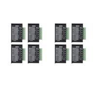Ynusgeyx Controladores de Motor Paso una Paso TB6600, Paquete de 8 Controladores de Controlador Paso una Paso 4A Mini Controlador de Paso Digital CNC para Motor Paso una Paso 42/57/86