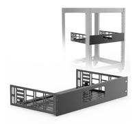 ynVISION.DESIGN Estante de montaje en rack de 2U para WiiM Amp y WiiM Amp Pro | 11 pulgadas de profundidad | Se adapta a estantes estándar de AV, audio y servidor de 19 pulgadas | Capacidad para 1 Amp