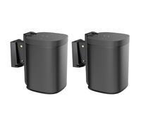 ynVISION.DESIGN Soporte de pared ajustable compatible con altavoces Sonos One SL y Play:1 | Paquete de 2 | Negro