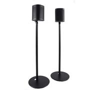 ynVISION.DESIGN Soporte de suelo de altura fija compatible con Sonos One SL y Play:1 | Paquete de 2 | Par YN-ONE (Negro)