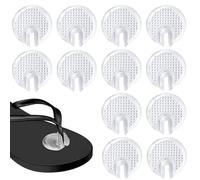 YNYCIPZ Almohadillas para dedos con clip para chanclas, protectores de dedos antidesgaste de silicona, plantillas antideslizantes, clips para dedos antidolor (6 pares)