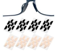 YNYCIPZ Almohadillas para la nariz para gafas, almohadillas para la nariz de esponja EVA, almohadillas para la nariz altas, sin muescas, antiplaca, almohadillas para la nariz para gafas (80 pares)