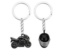 YNYCIPZ Llaveros de automoción,Llaveros para Motos y Cascos de Moto/Llavero de Coche Colgante Llavero Decorativo Amortiguador con Ideas de Regalos Accesorios de Decoración de Coche DIY (2 Piezas)
