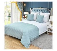 YNZUNMY Bufanda de Cama, Camino de Cama Caminos De Cama con Borlas De Color Liso, Bufandas, Mantas Modernas For Los Pies De La Cama, Decoración del Hogar(16,130x260cm)