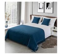 YNZUNMY Bufanda de Cama, Camino de Cama Caminos de Cama con borlas de Color Liso, Bufandas, Mantas Modernas for los pies de la Cama, decoración del hogar(05,45 * 45cm Pillowcase 2pc)