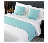 YNZUNMY Bufanda de Cama, Camino de Cama Toalla de cabecera de Hotel, Ropa de Cama Ligera de Lujo, Bandera de Cama, tapete de cabecera, Funda de Cama Decorativa(1,50 * 180cm)