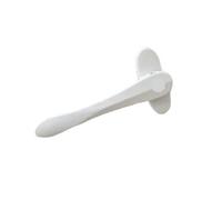 YNZUNMY Manija de Ventana,Manilla Puerta Aluminio Manija de ventana abatible aleación aluminio, manija puerta plegable, acero cuadrada plana y delgada en forma espada(White)