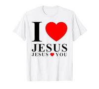Yo Amo a Jesús Jesús Te Ama Camiseta