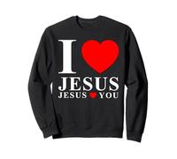 Yo Amo a Jesús Jesús Te Ama Sudadera