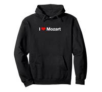 Yo Amo a Mozart Sudadera con Capucha