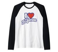 Yo Amo N'Djamena Camiseta Manga Raglan