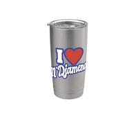 Yo Amo N'Djamena Vaso térmico de acero inoxidable de doble pared