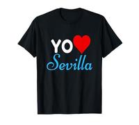 Yo Amo Sevilla Ciudad España Orgullo Y Recuerdos De Regalo Camiseta