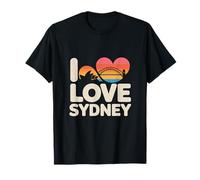 Yo Amo Sydney Sunset Silhouette Camiseta