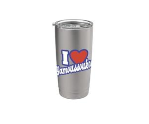 Yo Amo Yamoussoukro Vaso térmico de acero inoxidable de doble pared