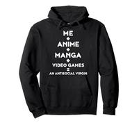 Yo Anime Manga Videojuegos Una Virgen Antisocial Sudadera con Capucha