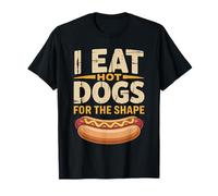 Yo como Perros Calientes para la Forma Funny Hotdog Camiseta