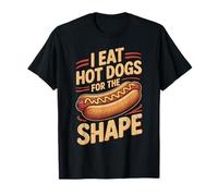 Yo como Perros Calientes para la Forma Funny Hotdog Camiseta