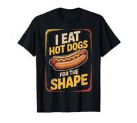 Yo como Perros Calientes para la Forma Funny Hotdog Camiseta