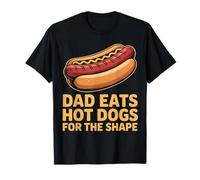 Yo como Perros Calientes para la Forma Funny Hotdog Camiseta