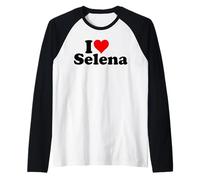YO CORAZÓN Amo Selena Camiseta Manga Raglan