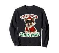 Yo Creo en Santa Paws Toy Fox Terrier Dog Feliz Navidad Sudadera