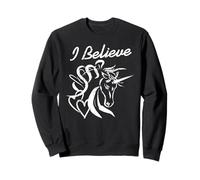 Yo Creo En Unicornios Fantasía Magia Corazón Poder Sudadera