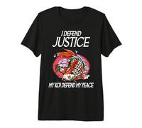 Yo defiendo la Justicia Mi Koi defiendo mi Paz Koi Loving Abogado Camiseta Premium