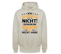 Yo discuto No, explico ¿Por qué tengo razón Sudadera con capucha unisex