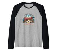 Yo elegiría la Vida en el Campo Antes Que la Vida en la Ciudad Cualquier día Camiseta Manga Raglan