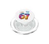 Yo era 6 Ahora Estoy 7 Cumpleaños Drip Niños Niños 67 Meme 7 Bday PopSockets PopGrip para MagSafe