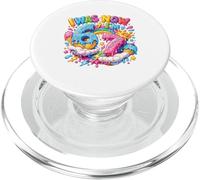 Yo era 6 Ahora Estoy 7 Cumpleaños Goteo Manos 67 Meme 7 Cumpleaños PopSockets PopGrip para MagSafe