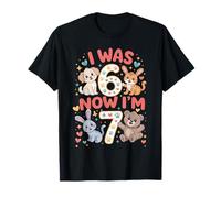 Yo era 6 Ahora Soy 7 Cumpleaños Niño Bday 6 Ahora Soy 7 6 7 Niños Camiseta