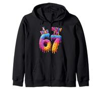 Yo era 6 Ahora Soy 7 Drip 7 Cumpleaños Niños Niños 67 Meme Sudadera con Capucha
