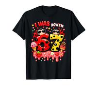 Yo era 6 Ahora Soy 7 Helado Amante Mariquita 67 Meme Cumpleaños Camiseta