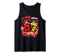 Yo era 6 Ahora Soy 7 Helado Amante Mariquita 67 Meme Cumpleaños Camiseta sin Mangas
