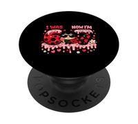 Yo era 6 Ahora Soy 7 Helado de Mariquita 67 Meme Fiesta de cumpleaños PopSockets PopGrip Adhesivo