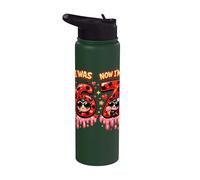 Yo era 6 Ahora soy 7 Helado Mariquita 67 Meme Cumpleaños Niños Stainless Steel Insulated Water Bottle