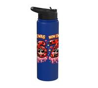Yo era 6 Ahora soy 7 Helado Mariquita 67 Meme Cumpleaños Niños Stainless Steel Insulated Water Bottle