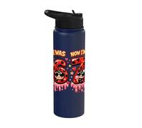 Yo era 6 Ahora soy 7 Helado Mariquita 67 Meme Cumpleaños Niños Stainless Steel Insulated Water Bottle