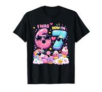 Yo era 6 Ahora Soy 7 Rainbow Unicorn Ice Cream 67 Meme Cumpleaños Camiseta