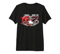 Yo era 6 Ahora Soy 7 Six Seven Race Car 67 Meme Fiesta de cumpleaños Camiseta Premium