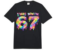 Yo era 6 Ahora Soy 7 Six Seven Tie Dye 67 Meme Fiesta de cumpleaños Comfort Colors Adult Heavyweight T-Shirt