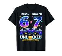 Yo era 6 Ahora Tengo 7 Cumpleaños 67 Meme 7 Años Cumpleaños Niños Camiseta
