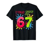 Yo era 6 Ahora Tengo 7 cumpleaños 67 Meme 7 Años Cumpleaños Niños Camiseta