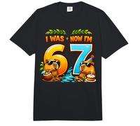 Yo era 6 Ahora Tengo 7 Cumpleaños 67 Meme Capibara Niños Niños Niñas Comfort Colors Adult Heavyweight T-Shirt