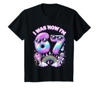 Yo era 6 Ahora Tengo 7 K-Pop Seis Siete 7 Cumpleaños 67 Chicas Camiseta