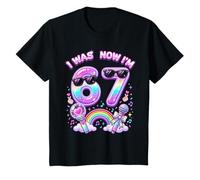 Yo era 6 Ahora Tengo 7 K-Pop Seis Siete 7 Cumpleaños 67 Chicas Camiseta