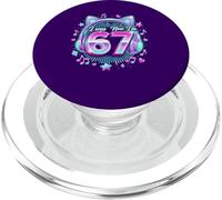 Yo era 6 Ahora Tengo 7 K-Pop Seis Siete 7 Cumpleaños 67 Chicas PopSockets PopGrip para MagSafe