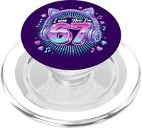 Yo era 6 Ahora Tengo 7 K-Pop Seis Siete 7 Cumpleaños 67 Chicas PopSockets PopGrip para MagSafe